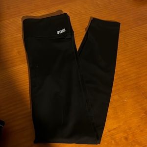 Pink ultimate leggings. Like new. Black.